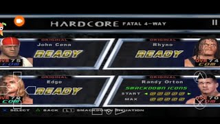 🔥 John Cena vs Rhyno vs Randy Orton vs Edge – Epic 4 Way Battle | WWE SmackDown! Pain PS2🔥👀❤️‍🔥
