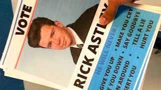 Rick Rolling My School with Rick Astley For President