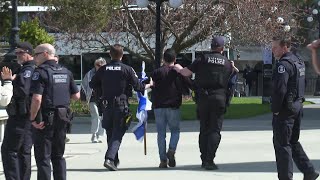 VicPD called back to Saturday's weekly pro-Palestine demonstration