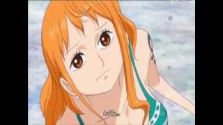 Nami is worried about Luffy