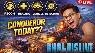 TOP 100 !🔴LIVE BGMI |🔥RANK PUSH TO CONQUEROR | DAY 9💪🏻 #bgmi #iqoo #gaming #bhaijiislive