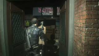 Leon & Ada arrive at Gun Shop Kendo store & Leon finds Jill Valentine note to Kendo