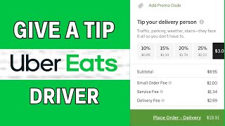 How to Tip Uber Eats | Tip Uber Eats Delivery Driver (2025)
