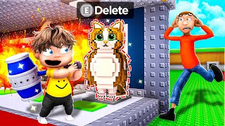 I Used the NEW DELETE HAMMER To Delete MY DADDYS Brainrots!