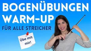 Warm-up violin viola cello - exercises for bow - study with me video for all strings