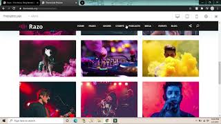 Razo : Free Music Blog Wesite Layout