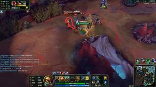 Rammus double kill gank!