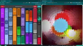 AV-controls for solana colosseum - a separate tab to control web art + Gallery