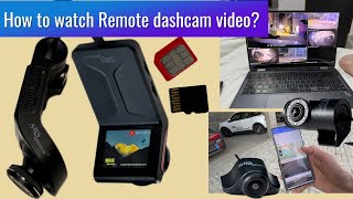 Pair & Watch Live Dashcam on Android /iPhone/Computer remotely from home ?  @SRSAbsolute