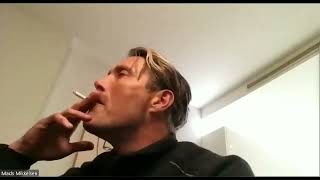 Mads Mikkelsen smokes and drinks Coca-Cola to the Russian Doomer music
