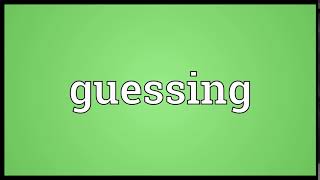 Guessing Meaning | Wordogram