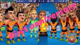 Mini football//first anniversary winning with good tricks you’ve never seen