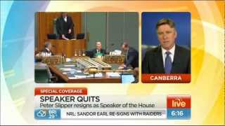 Peter Slipper Quits As Speaker Of The House Over Sexually Explicit Text Messages To Staffer