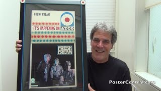 Cream 1967 Debut Album Promo 3-D Cardboard Standee