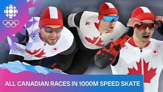 Watch Johnson, La Rue and Dubreuil race in the 1000m speed skating at Milano Cortina 2026