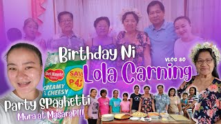Del Monte Family Pack Spaghetti Kasya pang-Party | 79th Birthday ni Lola Ko | Rome Calamayan