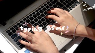 TYPING ASMR ⌨ keyboard typing  ⌨️
