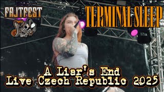Terminal Sleep - A Liar's End - Live Fajtfest 2025 - Czech Republic 4K