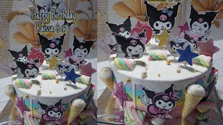 kue ulang tahun tema kuromi