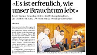 Einzug der Greiflervereinigung Ingenbohl-Brunnen