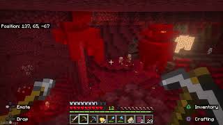 Minecraft Survival Longplay Exploring The Nether Part 4 No Commentary
