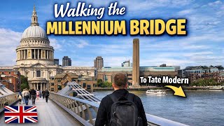 POV Walk Across Millennium Bridge 🌉 | Peter’s Hill to Tate Modern London