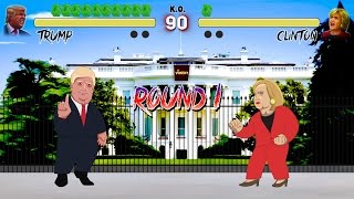 Trump vs. Clinton - Street Fighter Animation!