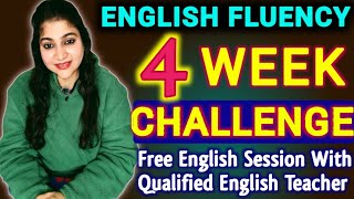 Master Plan To Be Fluent & Confident English Speaker || 4 Week Challenge || Skillfident With Namita👍