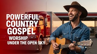 🙏Powerful Country For Truckers Gospel | Worship Under The Open Sky✨🛣️