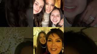 J.Lo & Alex Rodriguez and their children + Khloe Kardashian, Kris jenner | Instagram live stream