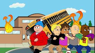 Dora, Classic Caillou, Little Bill, Fujiwara, & Cartman, Destroy The School/Grounded