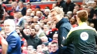 Jurgen klopp angry at Moreno