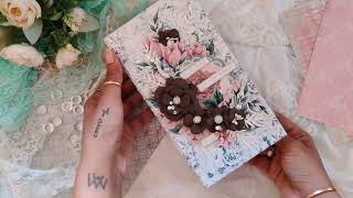 Handmade Scrapbook/ Handmade Slim scrapbook.