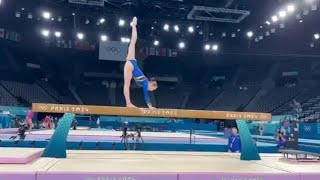 🇷🇴 Amalia ghigoarta balance beam Podium training/ 2024 Paris Olympics