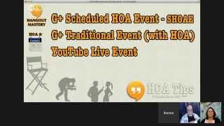 Hangouts on Air and Events - what are they and how to make them