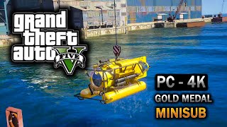 GTA 5 PC - Mission #30 - Minisub [Gold Medal Guide - 4K 60fps]#gta #gta5 #gaming #gta6 #ps5