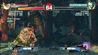KamisamaKazoku (Honda) vs tonchin23 (Sagat)_SSF4AE_THD