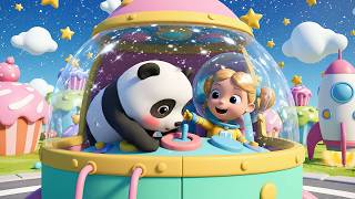 Twinkle Twinkle Little Star Panda Rocket | Space Adventure & Kids Lullaby