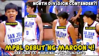 DEBUT game ng MAROON 4! Binuhat ang San Juan! Solid ng chemistry! Sila na kaya magpapataob sa ABRA?!