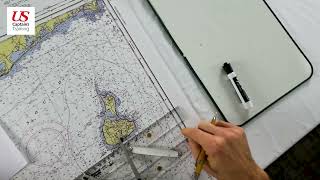 Practice Problem 4 Solution | True Course Made Good Chart Plotting USCG Prep