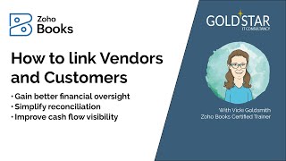 How to link Vendors and Customers in Zoho Books