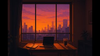 EVENING RESET 🌇 City Sunset Lo-Fi Beats to Unwind [No Vocals]