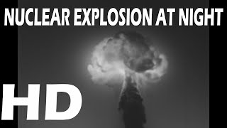 NUCLEAR DETONATION AT NIGHT