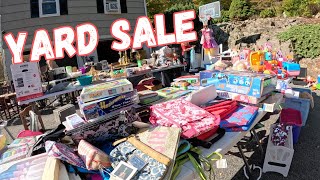 So Many INCREDIBLE Yard Sale Finds In One Morning!