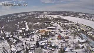 Kings Island 2024: Camp Snoopy Construction Time Lapse #9 (1/15/24-1/28/24)