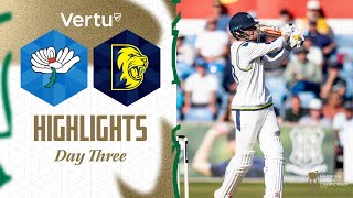 Highlights: Yorkshire vs Durham Day Three | George Hill hits 88 as Yorkshire close in on safety