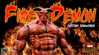 Marvel Legends Fire Demon Custom Action Figure Showcase