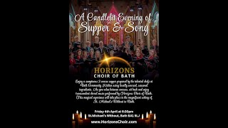 A Candlelit evening of Supper & Songs with Horizons Choir