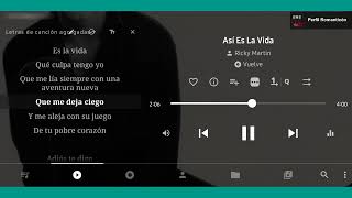 Así Es La Vida, Ricky Martin (Letra)