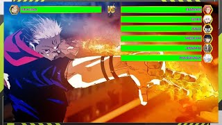 Sukuna All Fight Scenes With Healthbars💥Jujutsu Kaisen 💥